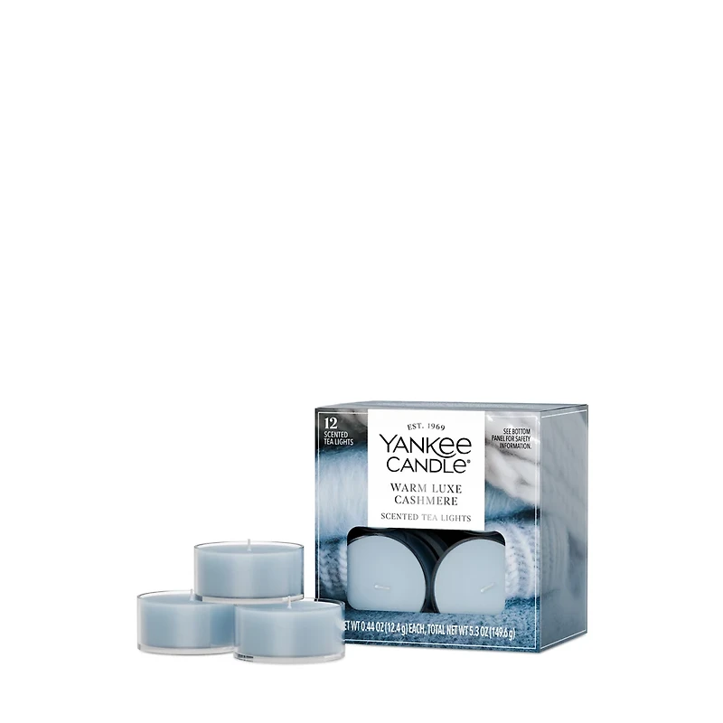 Warm Luxe Cashmere Scented Tea Light Candles