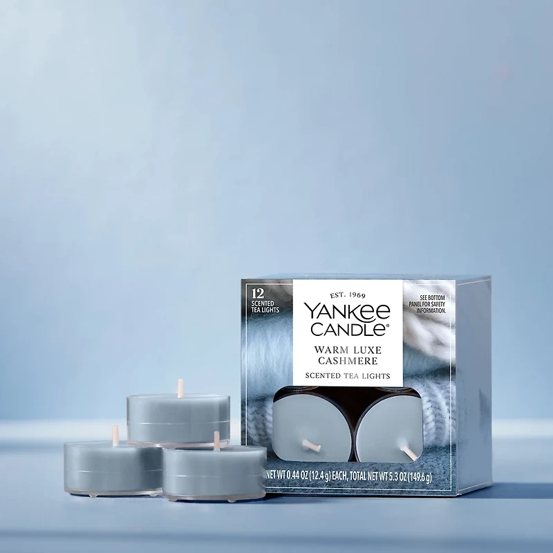 Warm Luxe Cashmere Scented Tea Light Candles