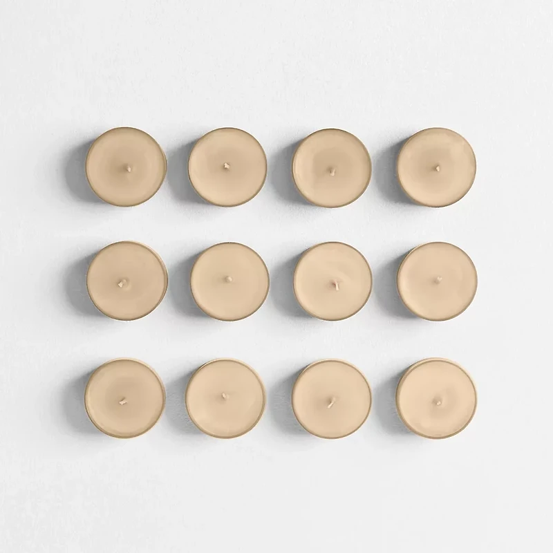 French Vanilla Scented Tea Light Candles