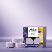 Lemon Lavender Scented Tea Light Candles
