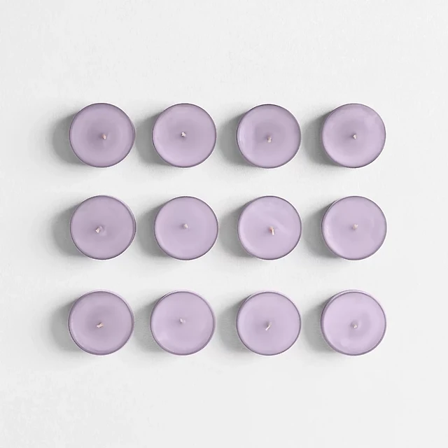 Lemon Lavender Scented Tea Light Candles