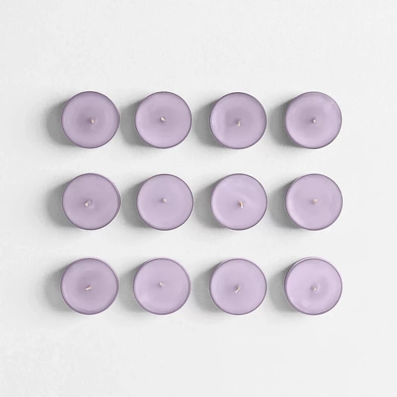 Lemon Lavender Scented Tea Light Candles