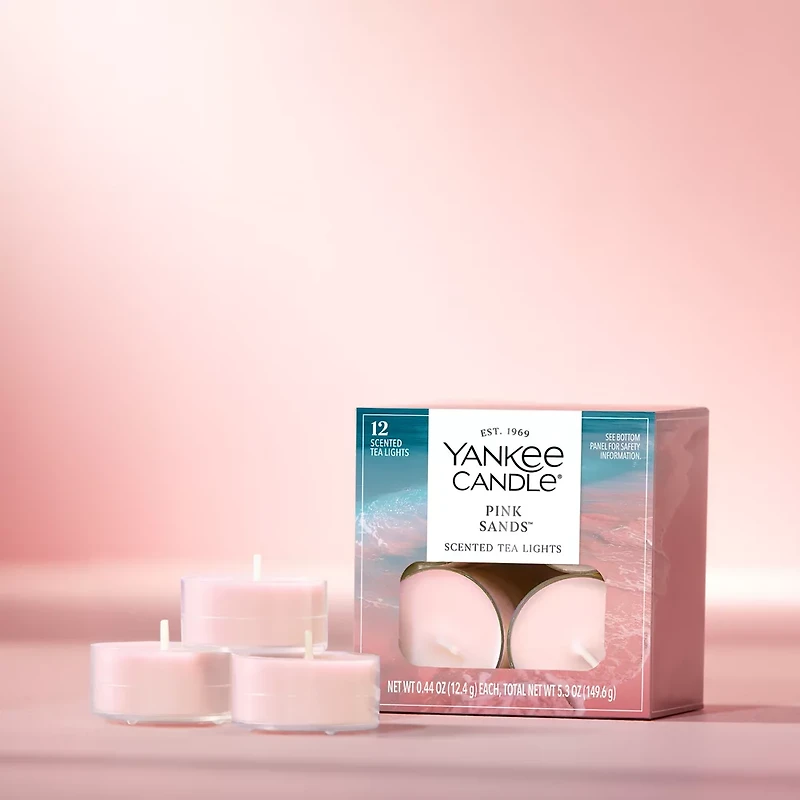 Pink Sands™ Scented Tea Light Candles