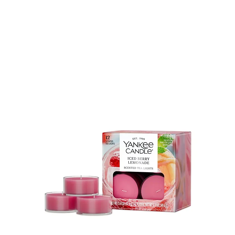 Iced Berry Lemonade Scented Tea Light Candles