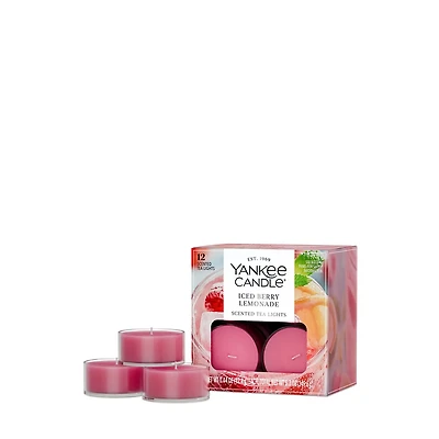 Iced Berry Lemonade Scented Tea Light Candles