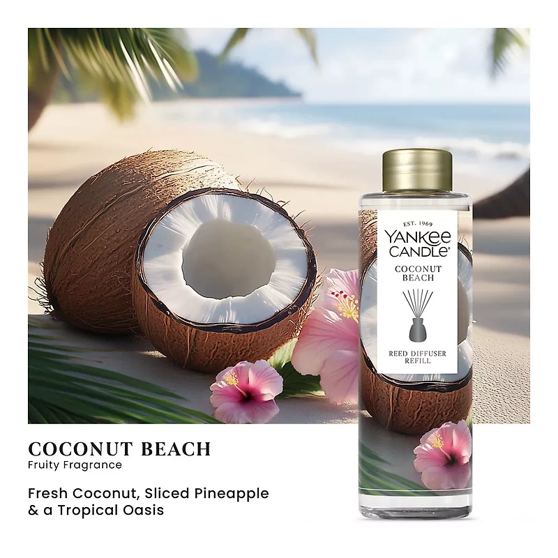Coconut Beach Reed Diffuser Refill