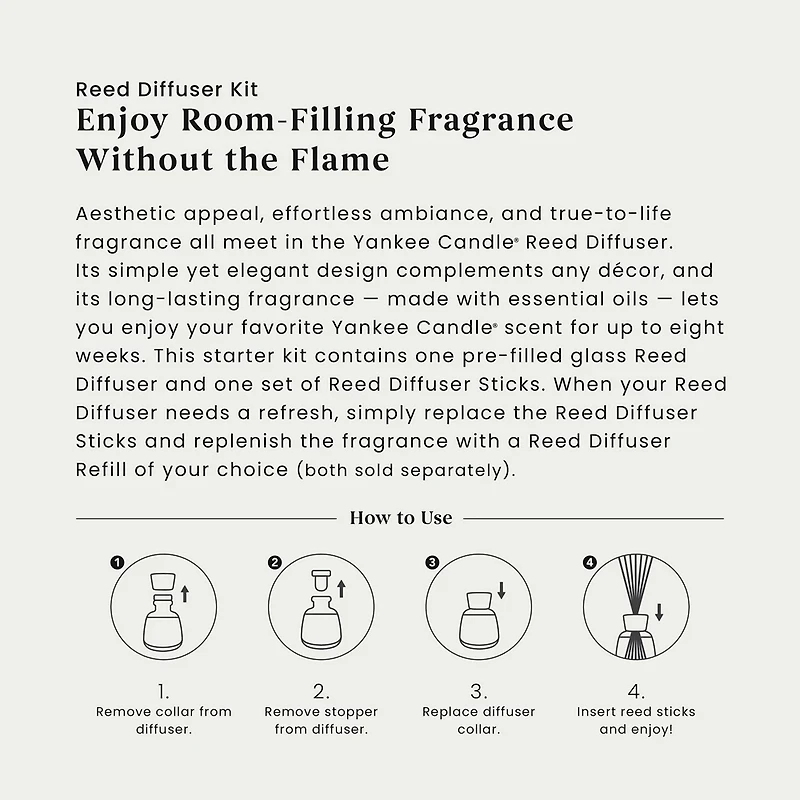 Clean Cotton® Reed Diffuser Kit