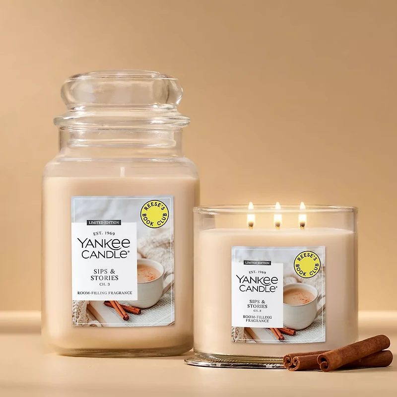 Sips & Stories 3-Wick Candle