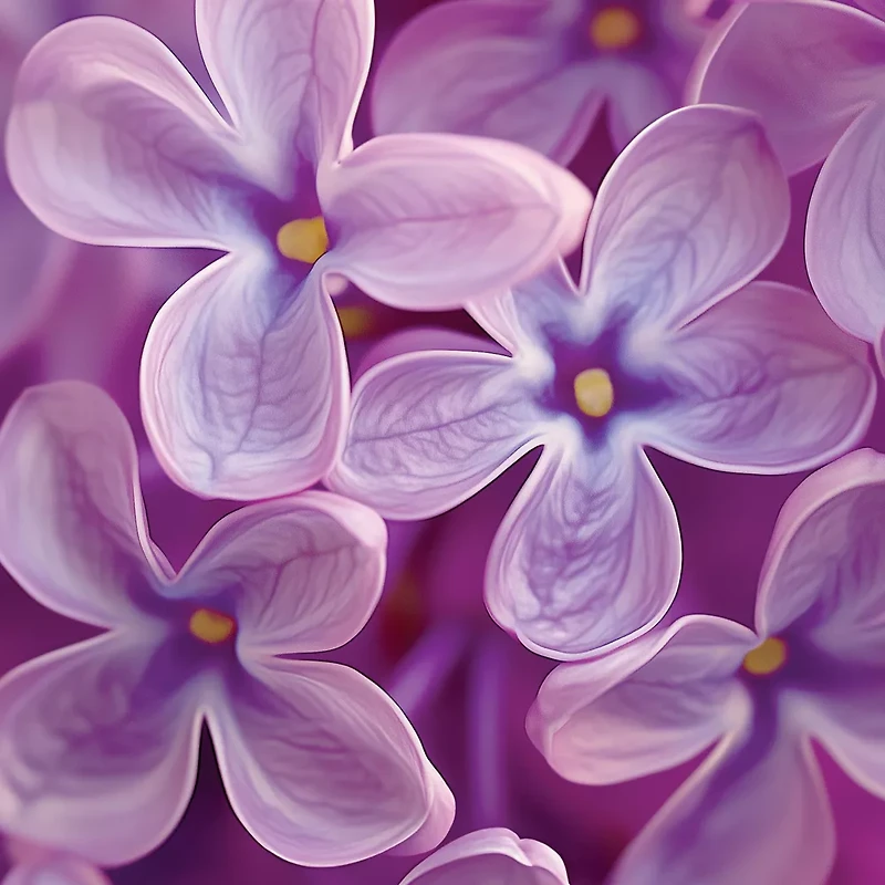 Lilac Blossoms Mini Candle