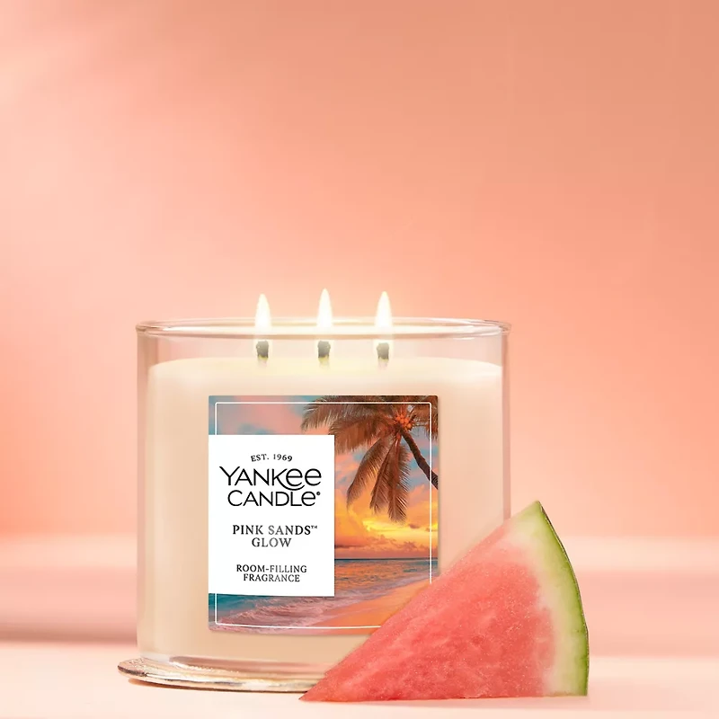 Pink Sands™ Glow 3-Wick Candle