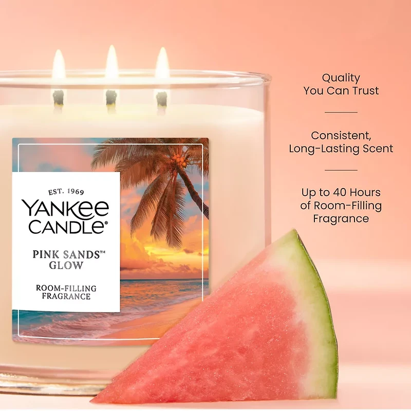 Pink Sands™ Glow 3-Wick Candle
