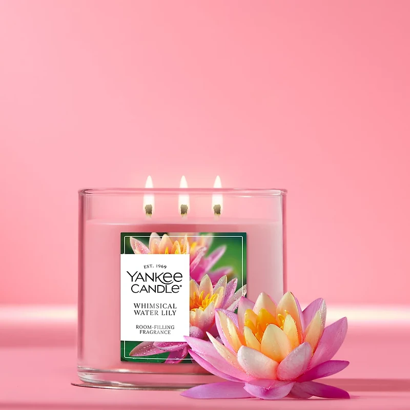 Whimsical Water Lily 3-Wick Candle