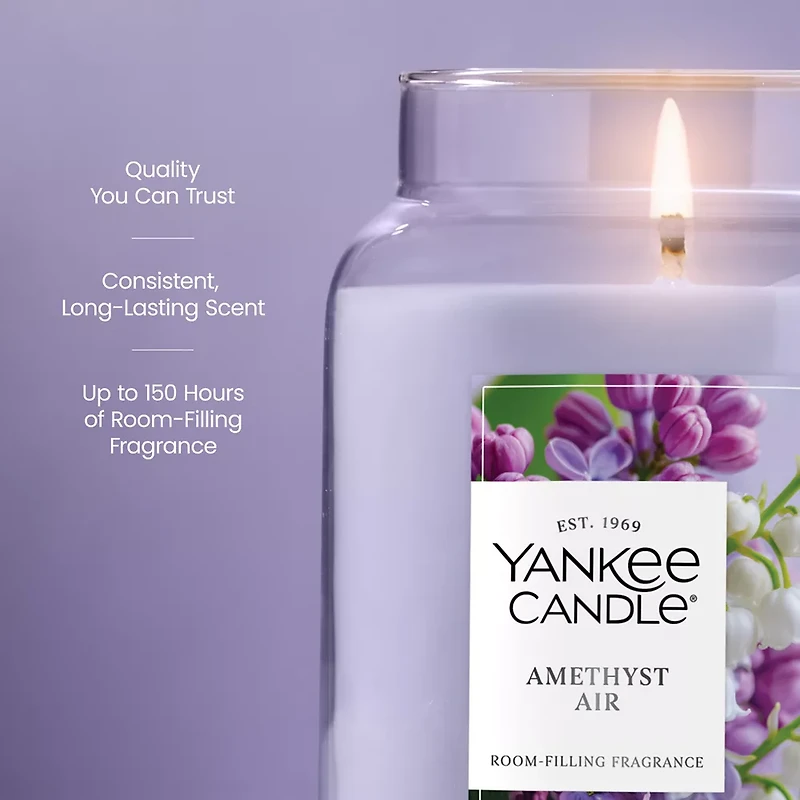 Amethyst Air Original Large Jar Candle