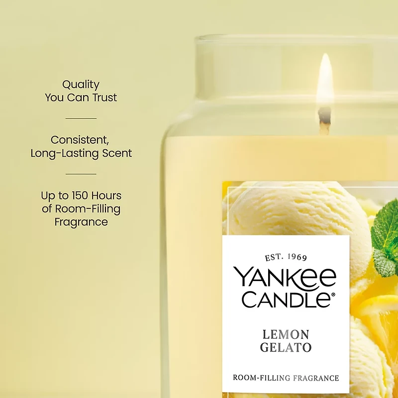 Lemon Gelato Original Large Jar Candle