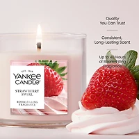 Strawberry Swirl Small Tumbler Candle