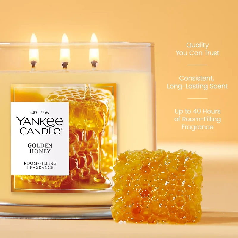 Golden Honey 3-Wick Candle