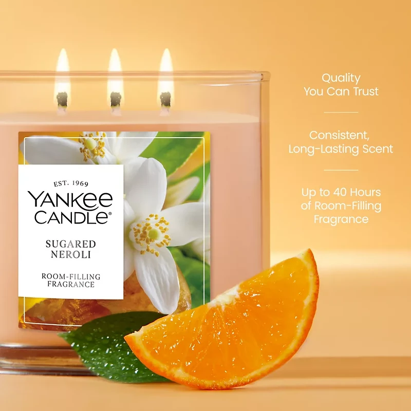 Sugared Neroli 3-Wick Candle