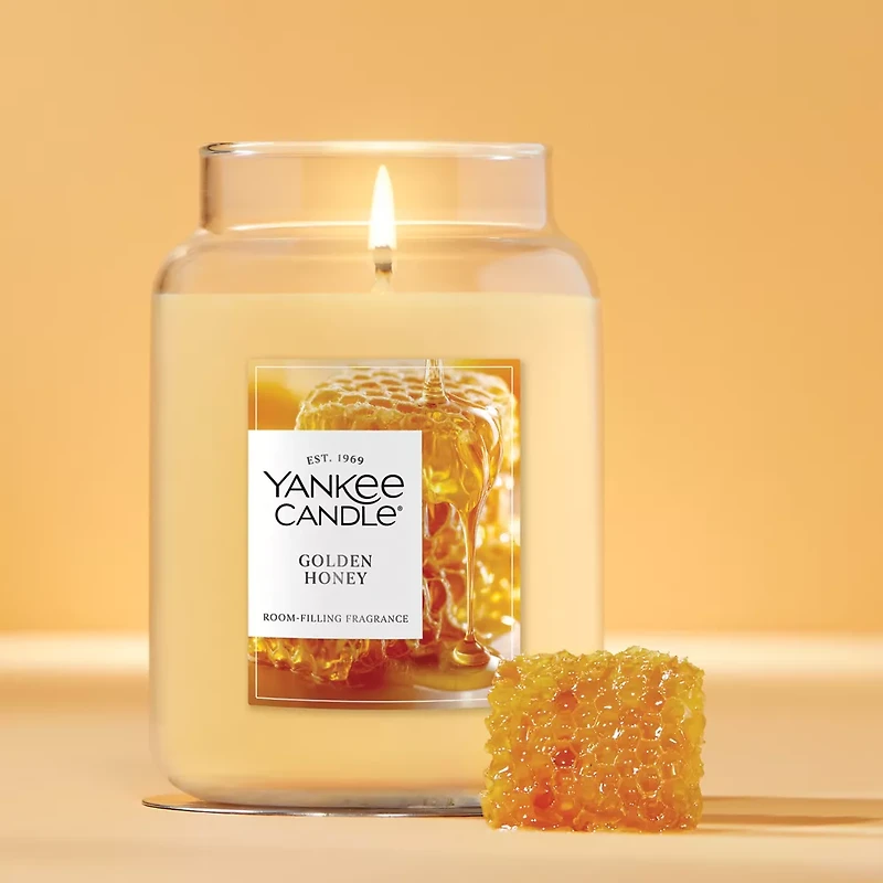 Golden Honey Original Large Jar Candle