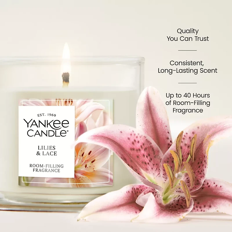 Lilies & Lace Small Tumbler Candle