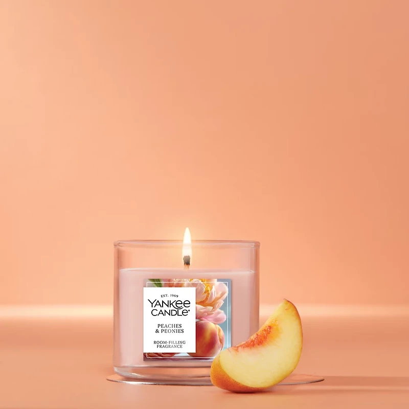 Peaches & Peonies Small Tumbler Candle