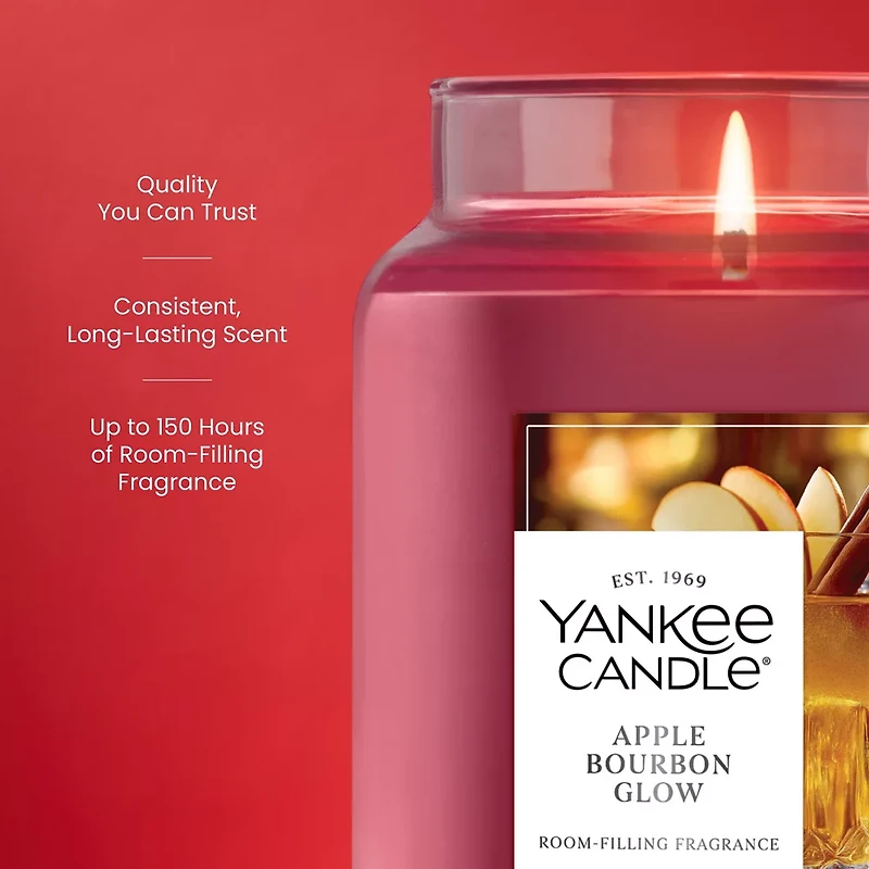 Apple Bourbon Glow Original Large Jar Candle