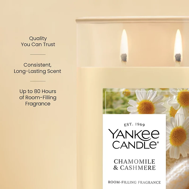 Chamomile & Cashmere Large Tumbler Candle