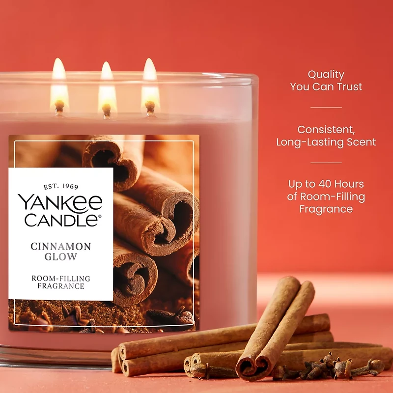 Cinnamon Glow 3-Wick Candle