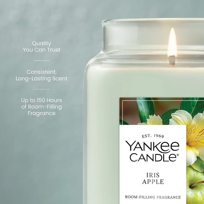 Iris Apple Original Large Jar Candle
