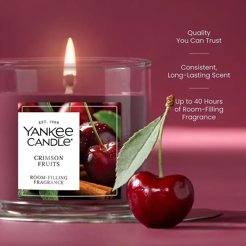 Crimson Fruits Small Tumbler Candle