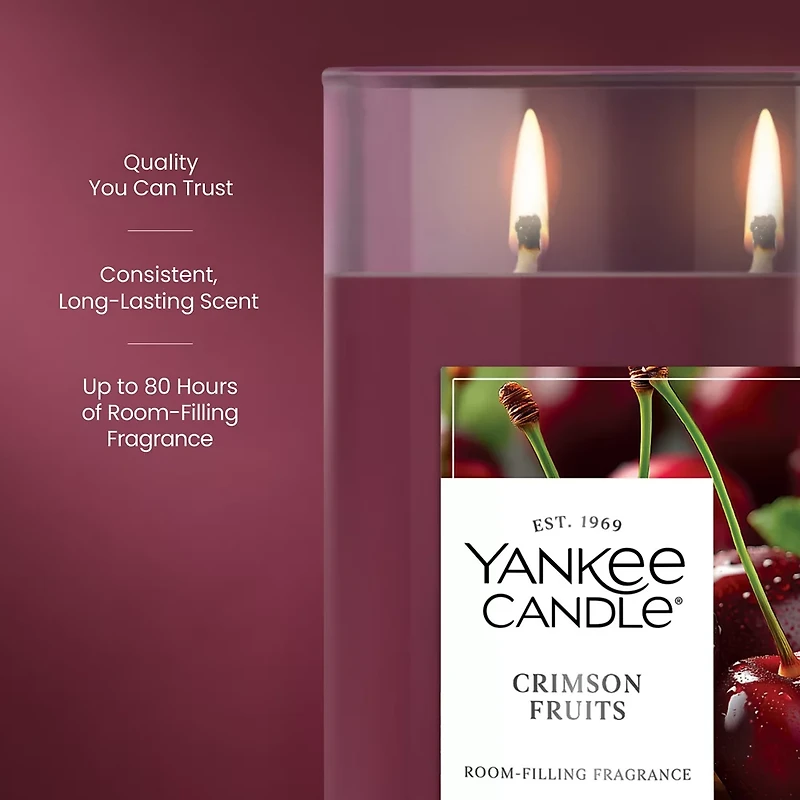 Crimson Fruits Large Tumbler Candle