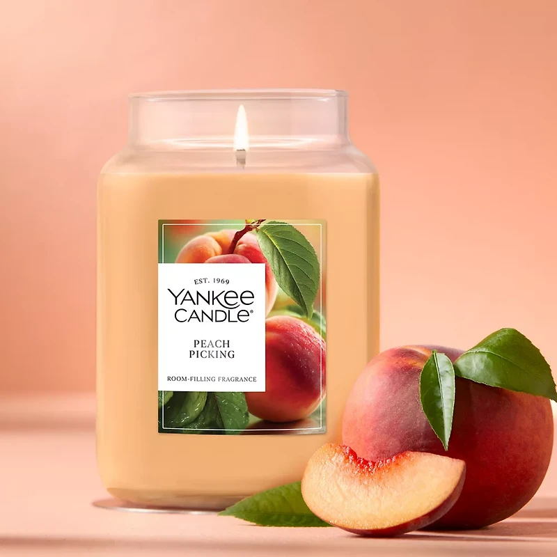 Peach Picking Original Large Jar Candle
