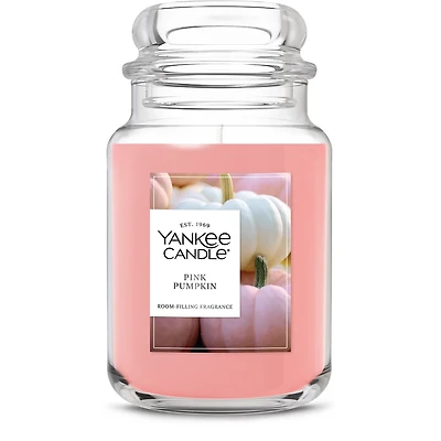 Pink Pumpkin Original Large Jar Candle