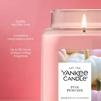 Pink Pumpkin Original Large Jar Candle