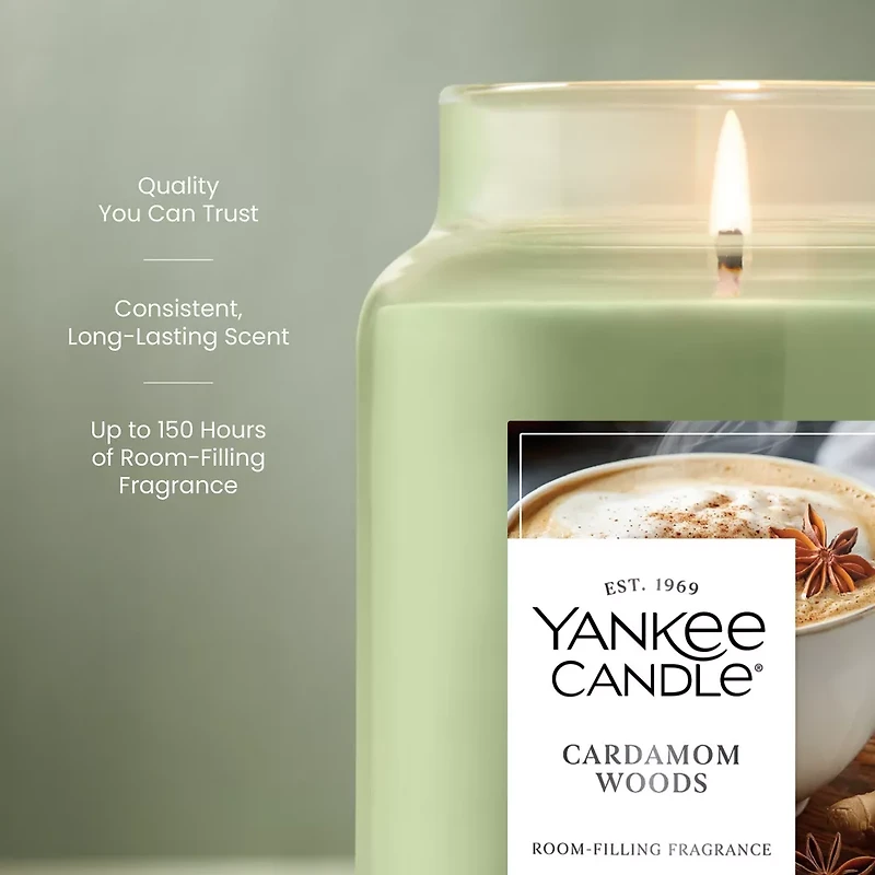 Cardamom Woods Original Large Jar Candle