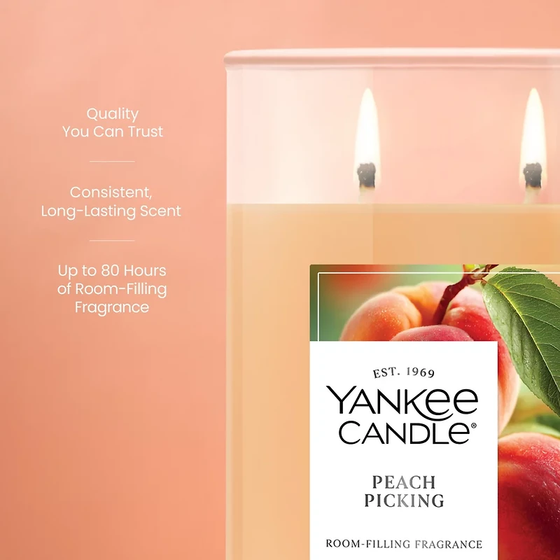 Peach Picking Large Tumbler Candle