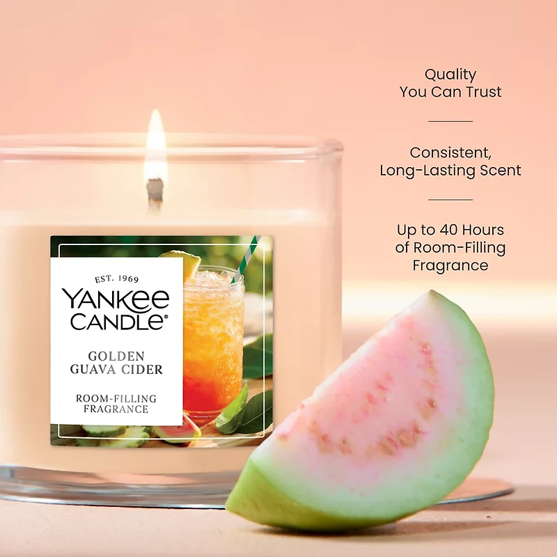 Golden Guava Cider Small Tumbler Candle