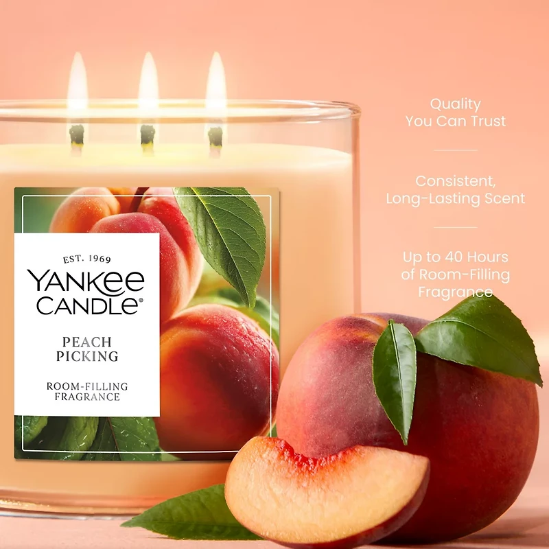 Peach Picking 3-Wick Candle