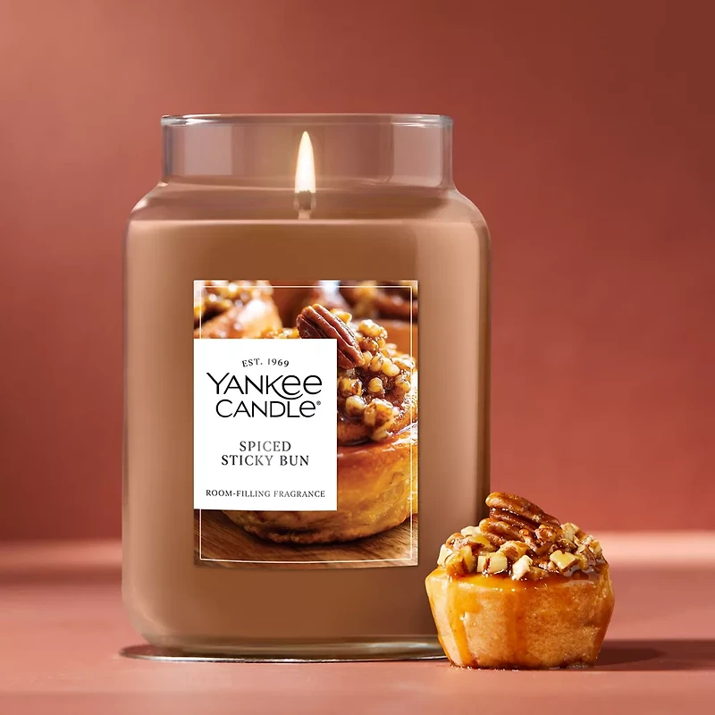 Spiced Sticky Bun Original Large Jar Candle