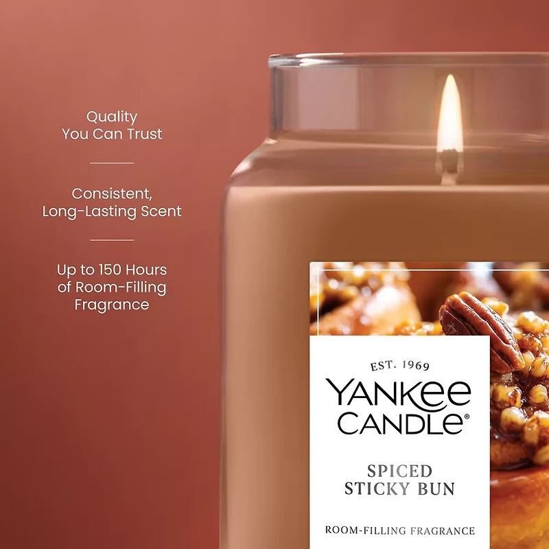 Spiced Sticky Bun Original Large Jar Candle