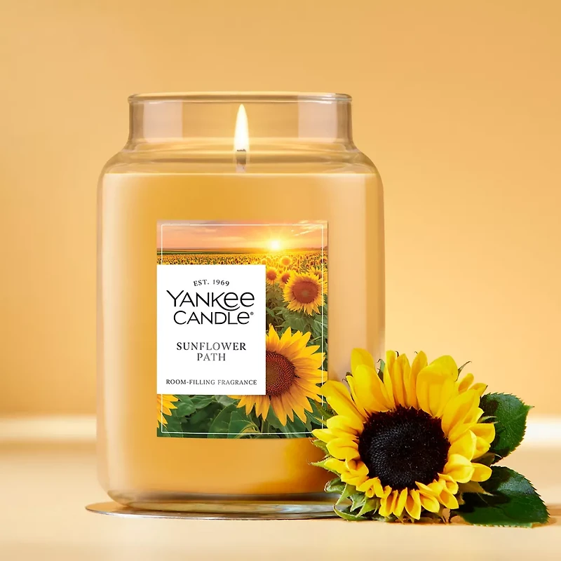Sunflower Path Original Large Jar Candle