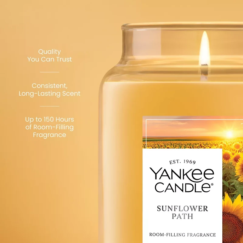 Sunflower Path Original Large Jar Candle