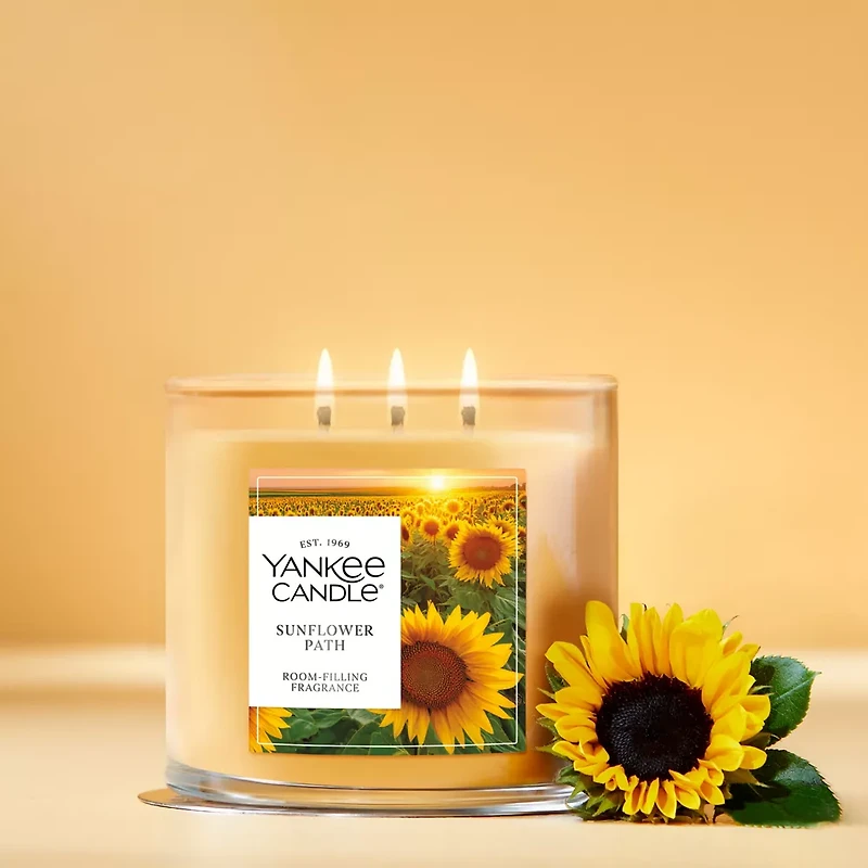 Sunflower Path 3-Wick Candle