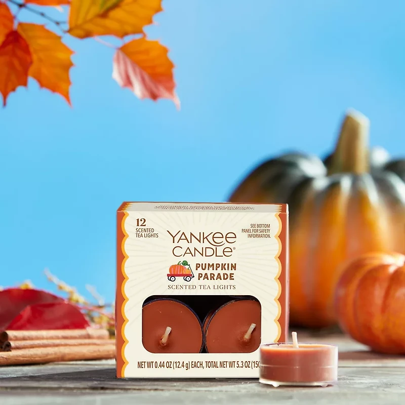 Pumpkin Parade Scented Tea Light Candles
