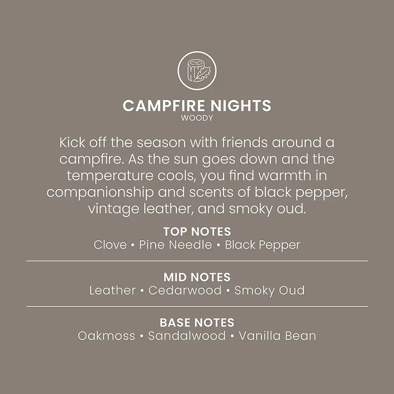 Campfire Nights Small Tumbler Candle