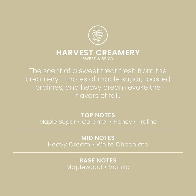 Harvest Creamery Original Large Jar Candle