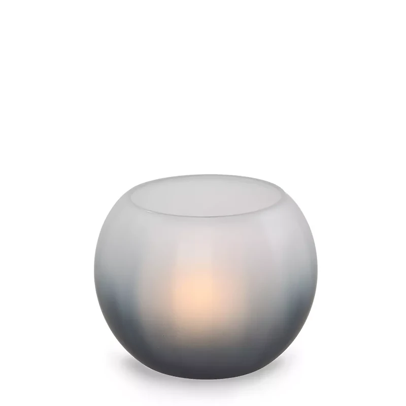Gray Melon Tea Light Candle Holder
