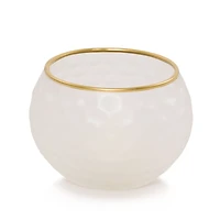 Frosted Honeycomb Tea Light Candle Holder