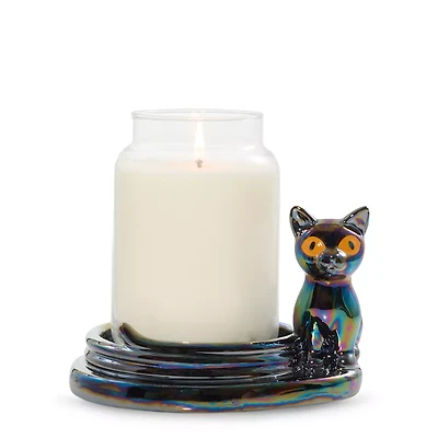 Twilight Whiskers Jar Candle Holder