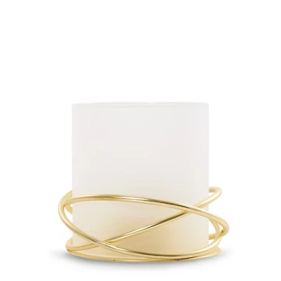 Golden Halo Tea Light Candle Holder