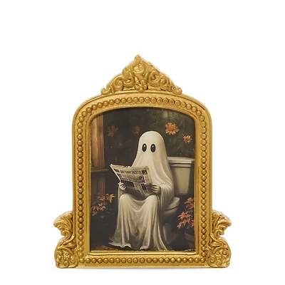 Reading Ghost Portrait Tea Light Candle Holder